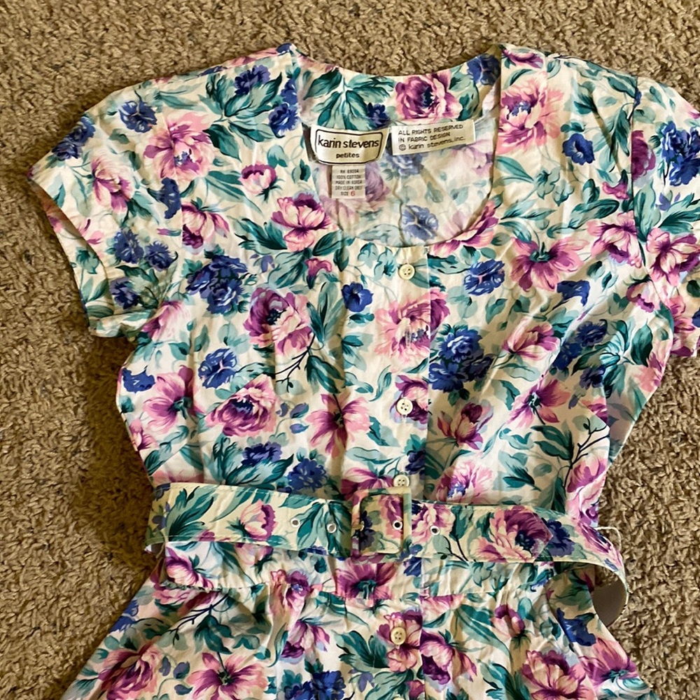 Vintage 80’s floral dress